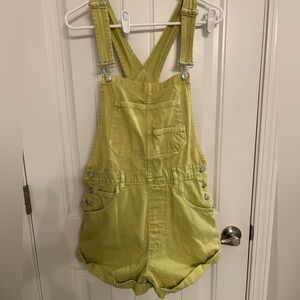 We The Free Light Green Overalls